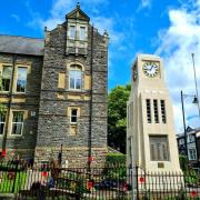 The cenotaph outside Blaenavon Workmen's Hall has undergone a deep clean as part of wider renovations. Picture: Tammy Louise Mountain