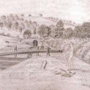 A drawing of the canal at Cwmbran in the sketchbook of William Henry Greene, a nineteenth century journalist, author and poet. Picture: Torfaen Museum.