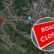 A section of Forgeside Road, running alongside the Afon Lwyd, will be closed for 37 days. Picture: Google Maps.