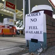 UK government issue advice to UK drivers amid army update on fuel shortages. (PA)