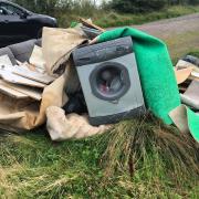 Fly-tipping on Varteg Hill. Picture: Cllr Chris Tew