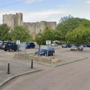 Car parks such as this one in Chepstow are to be made free in the run-up to Christmas