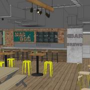 How the new Mad Dog Brewery Tap Room would look on Cardiff\'s Womanby Street
Picture: Tom Williams Design Visualizations
Free to use for all LDRS partners