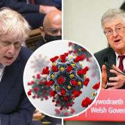 PM Boris Johnson and FM Mark Drakeford have both laid out Covid plans for England and Wales respectively