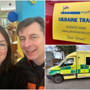 Ceri and David Carlyon have organised the Train to Ukraine convoys to offer support to people in Ukraine.