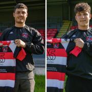 Deon Smith and Matthew Powell have joined Pontypool RFC from Newport RFC. Picture: NCRphotography