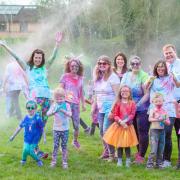 More than 300 children took part in the first colour run held by Undy Primary School to help raise funds