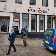 The HSBC bank branch in Chepstow.