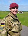 Free Press Series: AIRBORNE EXERCISE: Corporal Paul Shergold of Newport was one of the paratroopers taking part in Exercise Airdrop Warrior