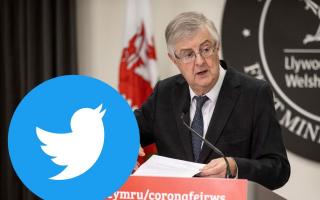 Figures reveal how many Twitter users the first minister Mark Drakeford and the Welsh Government have blocked on the social network. Original picture: Huw Evans Picture Agency